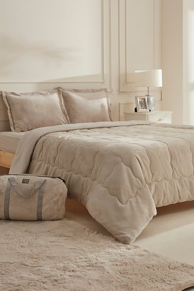 Karaca Home Flufy Double Soft Dream Comfort Set Beige