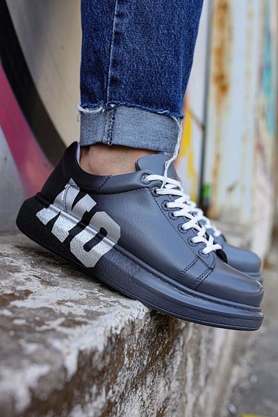 Chekich Men's Shoes Ch254 Cbt Pittura - 402 Ys Grey/Dark Grey