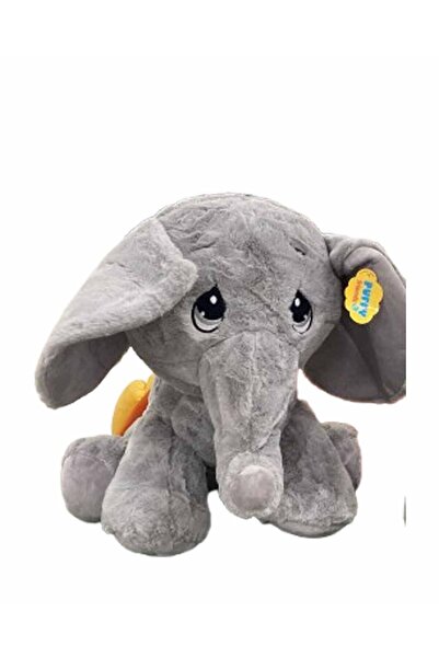 Puffy Plush Elephant with Big Ears 45 Cm.