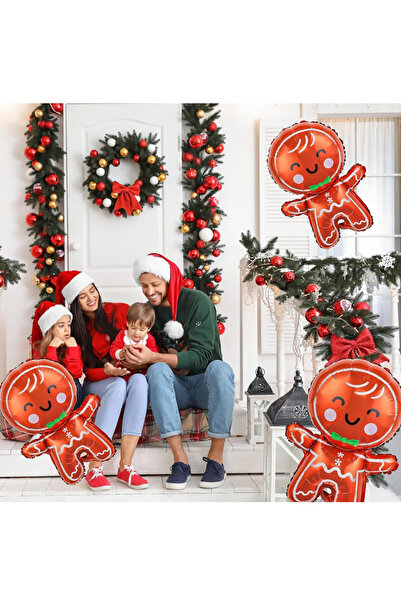 Partifabrik Різдвяний набір повітряних кульок - Прикраса імбирне печиво, ялин...