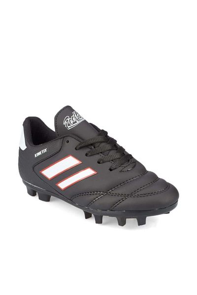 Kinetix ADOLF AG BĂIEȚI CRAMPON PANTOF DE FOTBAL NEGRU-ALB