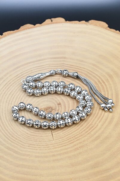 Prestige Erkek 925 Ayar Gümüş Kalem Işçilikli Tesbih Küçük Boy -28 Gr- 901349