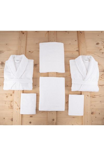 Baveno Ultra Soft 6 Piece Family Dowry Set - Πετσέτες και μπουρνούζια Baveno