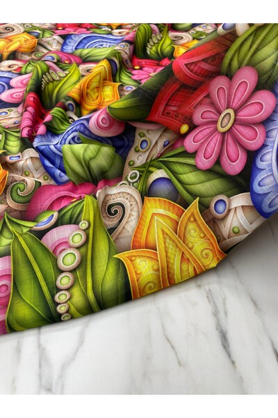 ipekkumaş Doga Pattern Rochie Pantaloni Lenjerie Produsul nostru din țesătură de in este vândut în bucăți 1 bucată 1 metru