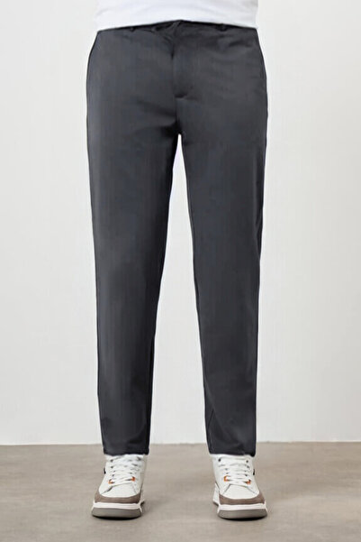 YAKAMEL Men's Youth Size Lycra Flexible Fabric School Pants