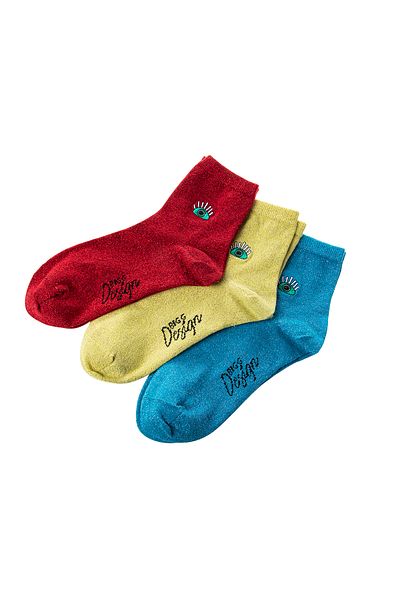 Biggdesign Glitzersocken-Set „My Eye on You“.