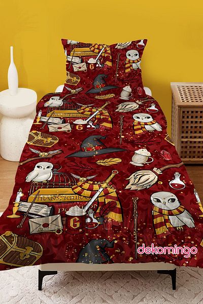 dekomingo Harry Potter Claret Red Baby and Children's Room Capiteon Organ