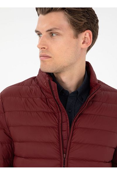 U.S. Polo Assn. BASE. Мъжко палто Polo Assn. в бордо червено - G081SZ0MS.000.1948744