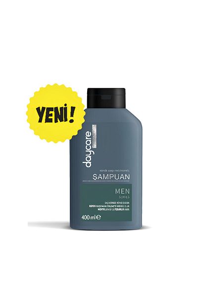 Daycare Men's Shampoo with Menthol Effective Against Dandruff 400ml