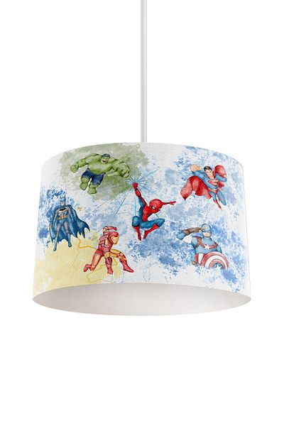 dekomingo Super Hero Color Baby and Children's Room Chandelier