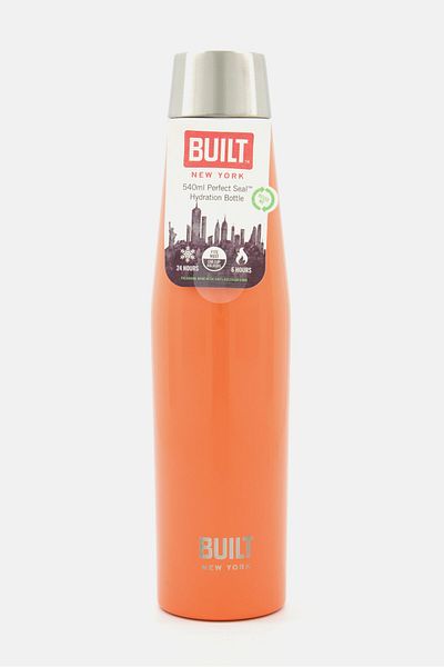 BUİLT NY Tropics Perfect Seal Hydration Bottle 540ml, Orange