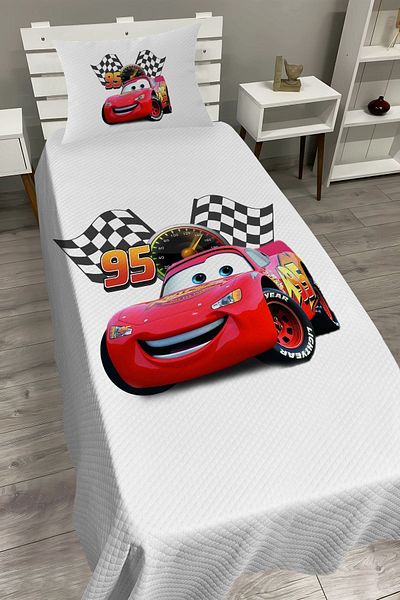 dekomingo White Floor Car Baby and Child Base Pique Set
