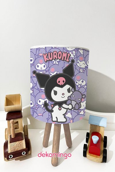 dekomingo KUROMİ PURPLE LAMPSHADE Heads for Baby and Children's Room