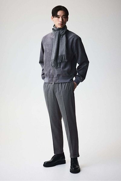 H&M Slim Fit Tailored Trousers