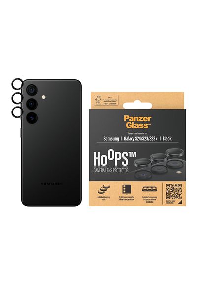 PanzerGlass Hoops Camera Lens Protector Samsung Galaxy S24 and S23 and S23 Plus - Black