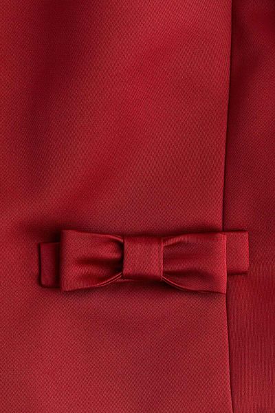 H&M Bow-detail Satin Blazer