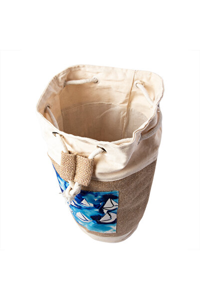 ANEMOSS Sailboats Jute Bag