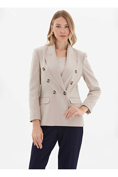 Selen Standart Taş Kadın Ceket 24KSL1433
