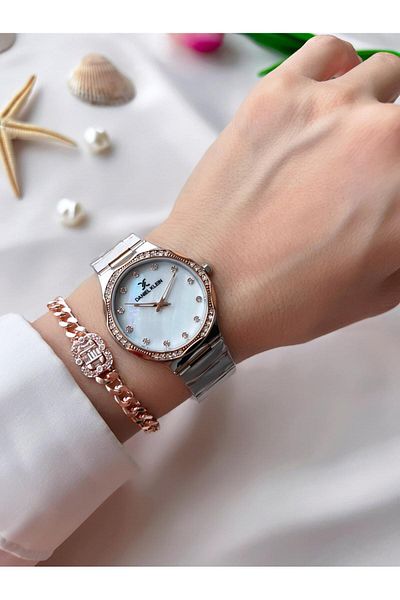 Daniel Klein Women's Watch and Bracelet with 30 Mt Water Resistant Steel Band - Bfg.10734X5