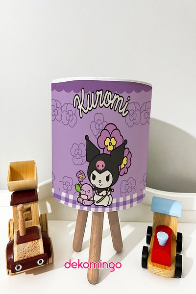 dekomingo Purple Blume Purple Kuromi Baby and Children's Room Lamp Shade
