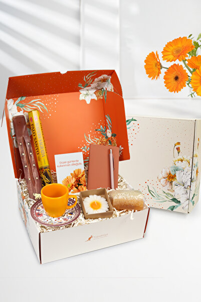 Trendmiya Tükenmez Kalem & Mini Not Defteri & Çubuk Tütsü & Fincan & Kabak Li...