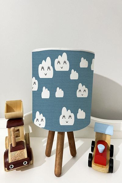 dekomingo SMILE CLOUD PATTERNED BABY AND CHILDREN'S ROOM LAMP