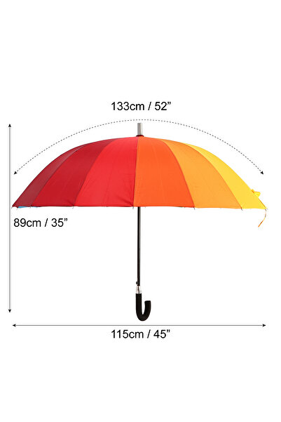 Biggdesign Moods Up Regenschirm In Bunten Regenbogen Farben