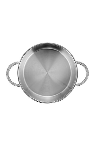 Nehir Silver Mat Trend 26 cm Sığ Tencere