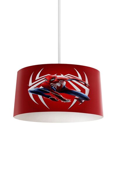 dekomingo Kırmızı Örümcek Adam Avize