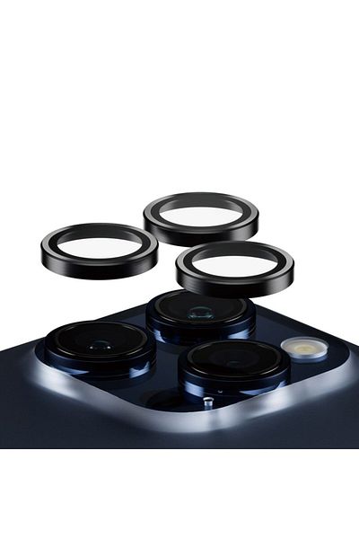 PanzerGlass حلقة عدسة PicturePerfect البصرية لهاتف iPhone 15 Pro وiPhone 15 Pro Max - شفافة