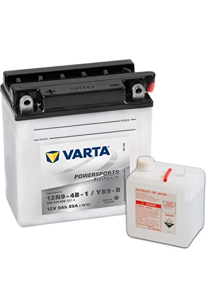Varta Yb9 B  12N9 4B 1  12V 9 Ah Motosiklet Aküsü