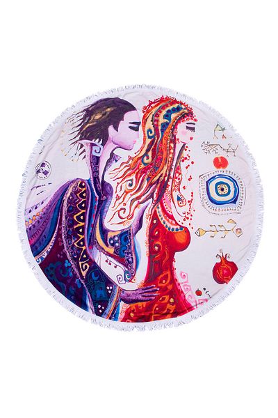 Biggdesign Love Round Prosop de plajă