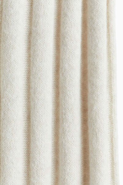 H&M Wool-blend rib-knit trousers