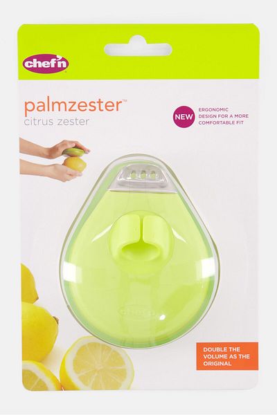 Chefn Palm-sized Lemon Zester, Green