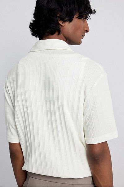 H&M Regular Fit Knitted resort shirt