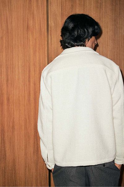 H&M Loose Fit Bouclé overshirt