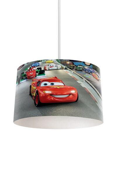 dekomingo Şehir Arabalar DESENLİ ÇOCUK VE BEBEK ODASI AVİZE