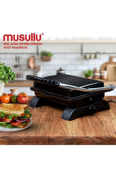 Musullu Black Casting Organic Toaster 1800w Msl-2026