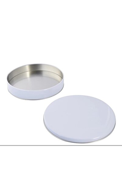 YUVARLAK İÇİ ŞEFFAF METAL KUTU