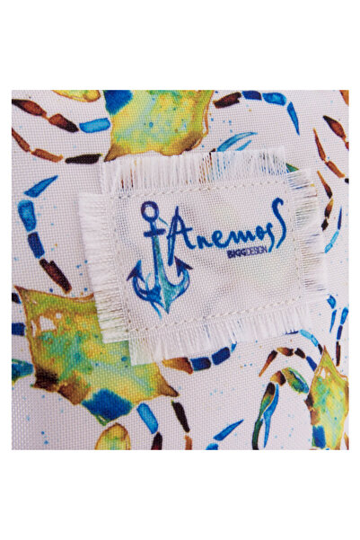 ANEMOSS Colorful Crab Patterned Makeup Bag