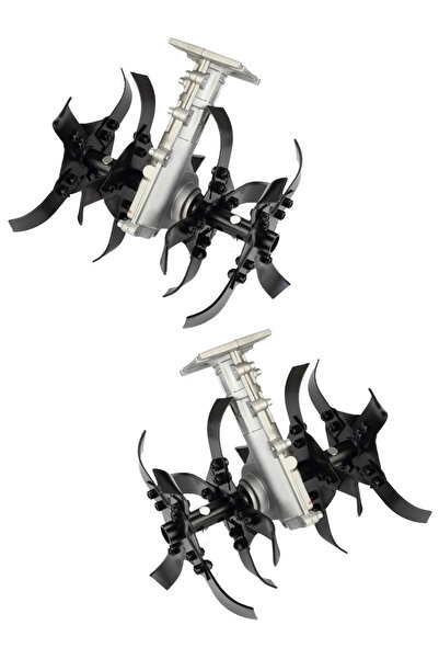 Dragro Alman 26 Mm 9 Dişli Akrobat Çapa aparati Sirt Yan Tipi Benzinli Motorl...