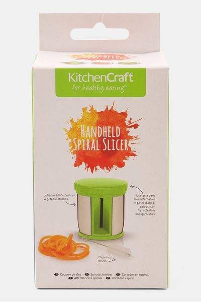 Kitchen Craft Handheld Spiral Slicer, Green