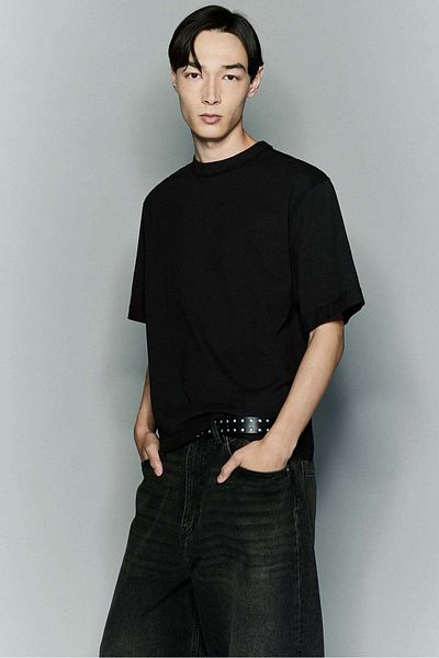 H&M Boxy Fit Washed T-shirt