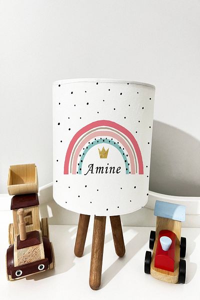 dekomingo Dotted Rainbow Baby and Child Room Lampshade