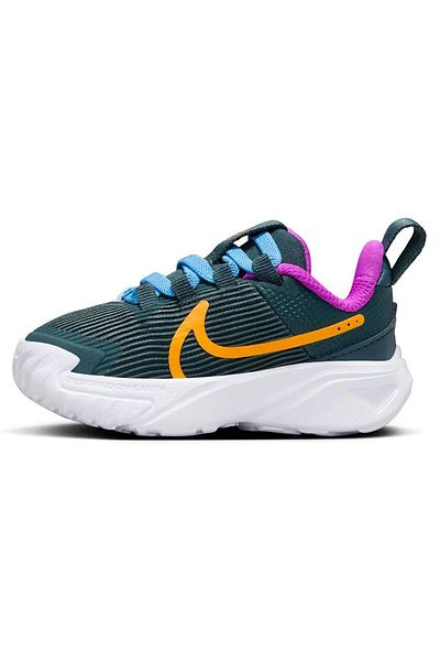 Nike Star Runner 4 Nn (Td) Deep Jungle Running Elastic Lace-Up Children's Walking Running Shoes Green