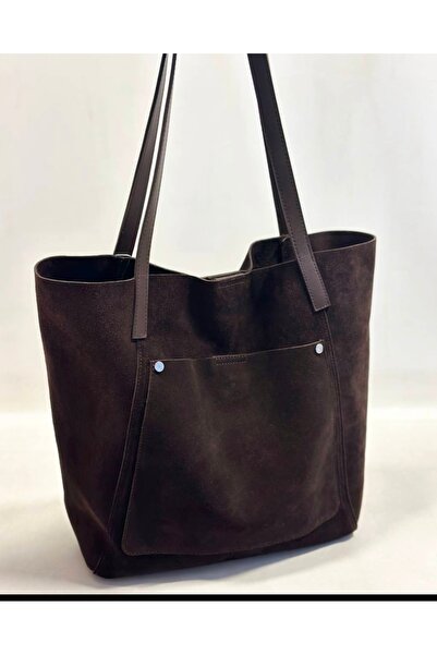 My Easy Shop Geanta de dama Geanta de umar din piele intoarsa