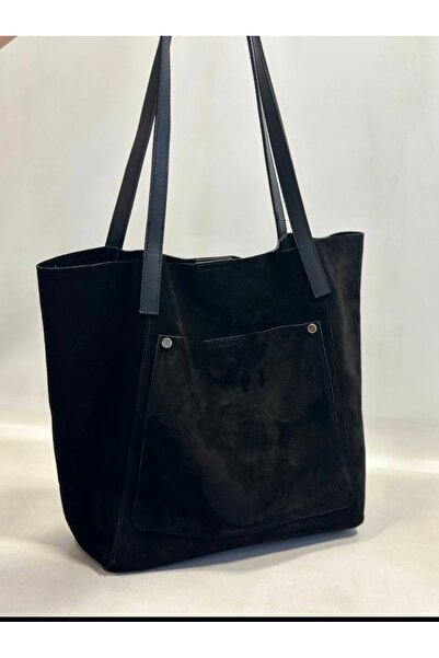 My Easy Shop Geanta de dama Geanta de umar din piele intoarsa