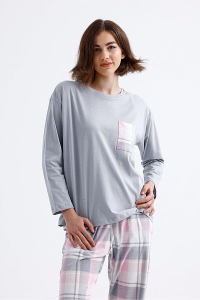 Magic Form Long Sleeve Pajama Set - 17204