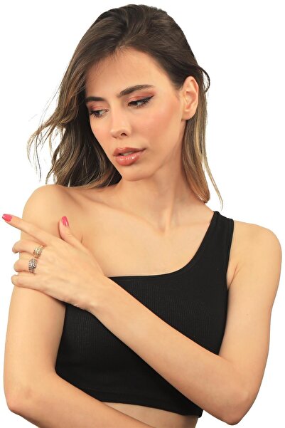 LABALABA Women's Gold & Silver Lacquer Plated Adjustable Set of 2 Leaf Rings