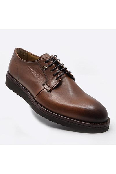 Fosco Tan Men's Casual Shoes - Genuine Leather, Model 2980 45